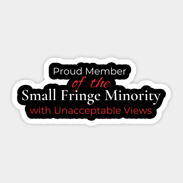 Fringe Minority Sticker by Kyarwon